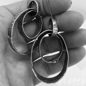 Loop in Loop Sterling Silver Earrings by Susan Wachler Jewelry
