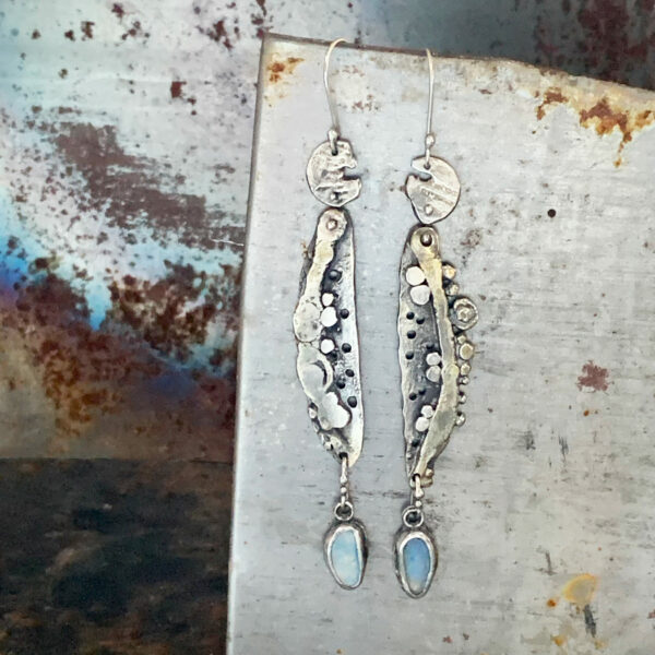 Opal Dreams Boulder Opal Earrings by Susan Wachler Jewelry