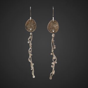 Tender Connections Silver Earrings by Susan Wachler Jewelry