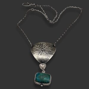 Botanical Connections Botanical Embossed Pendant by Susan Wachler Jewelry