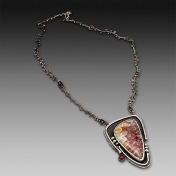 Coral Connections Silver Coral Necklace by Susan Wachler Jewelry