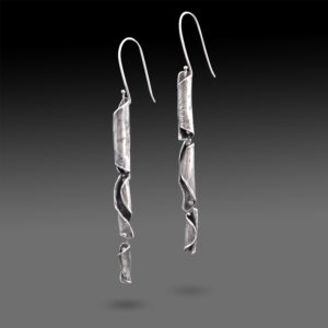 Silver Scrolls Sterling Earrings by Susan Wachler Jewelry